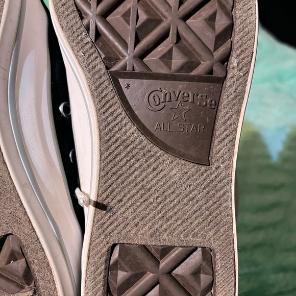 Women’s Black Converse size 9 - Picture 8 of 9